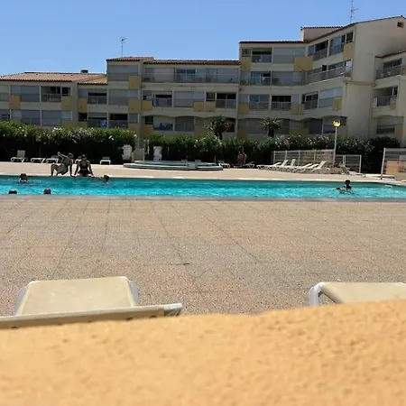 Le Cap D'Agde, Residence Le Baia,Vue Mer, 20M De La Plage, Piscine Exterior photo