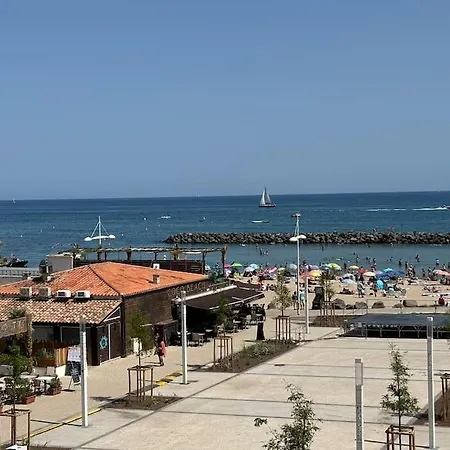 Le Cap D'Agde, Residence Le Baia,Vue Mer, 20M De La Plage, Piscine Exterior photo