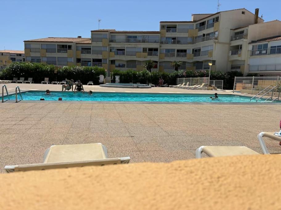 Le Cap D'agde, Le Baia,vue Mer, 20m De La Plage, Piscine Apartment Agde