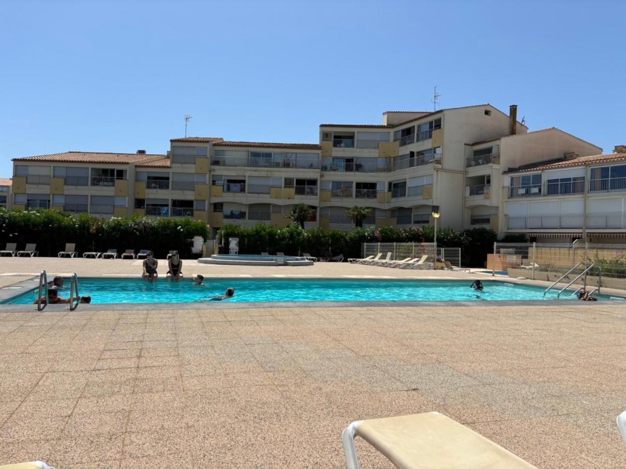 Le Cap D'agde, Le Baia,vue Mer, 20m De La Plage, Piscine Apartment Agde